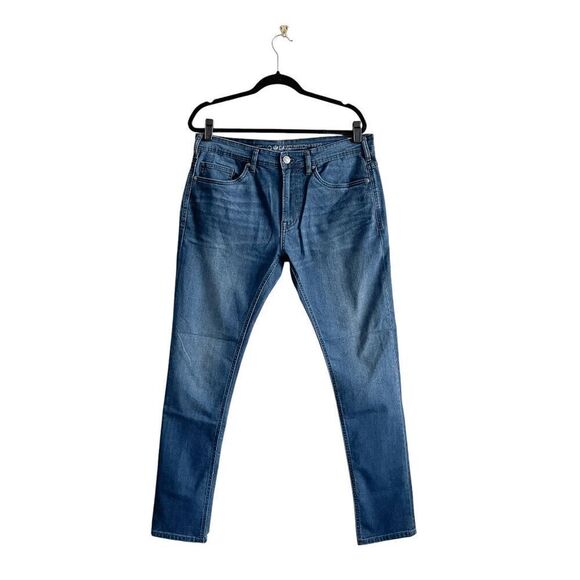 Buffalo David Bitton 1972 Mens Denim Max X Skinny Stretch Jeans Blue 34 - Picture 2 of 12